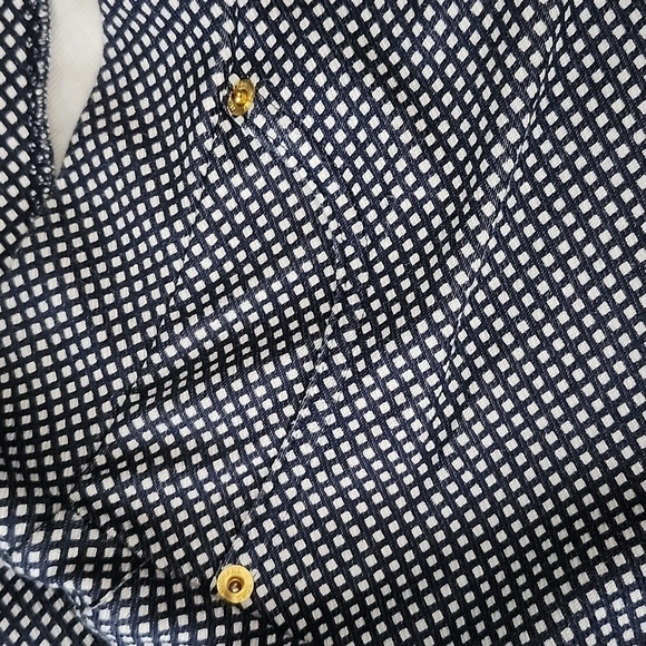 Michael Kors pull on pattern pants black and white size large - Picture 3 of 5